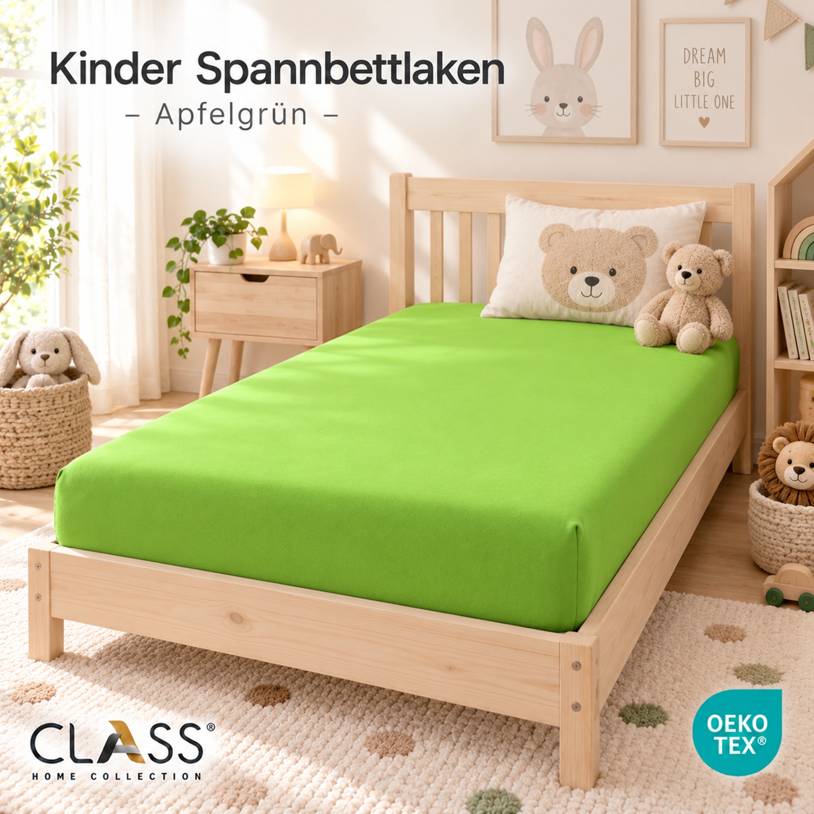 Spannbettlaken Baby Kinder 60x120 70x140 cm Jersey 100% Baumwolle 16 Farben